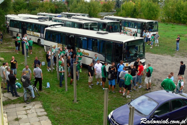 Radomiak w drodze na mecz z Resovią [FOTO] & [WIDEO]