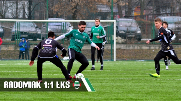 Sparing: Radomiak Radom - ŁKS Łódź 1:1 (1:0)