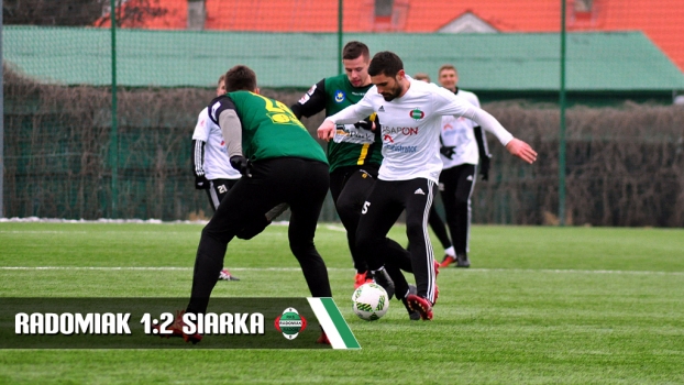 Sparing: Radomiak Radom - Siarka Tarnobrzeg 1:2 (0:1)