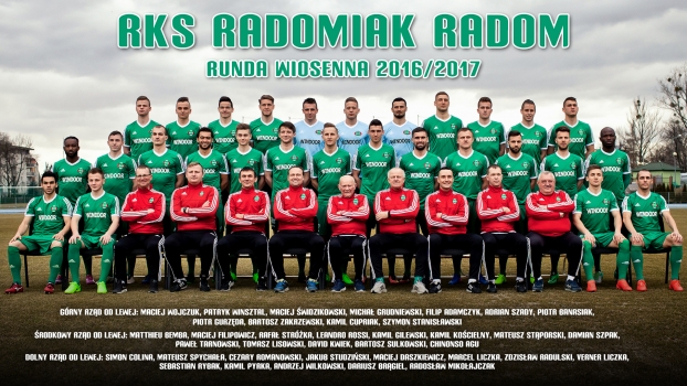 RKS Radomiak Radom - runda wiosenna 2016/2017 II ligi