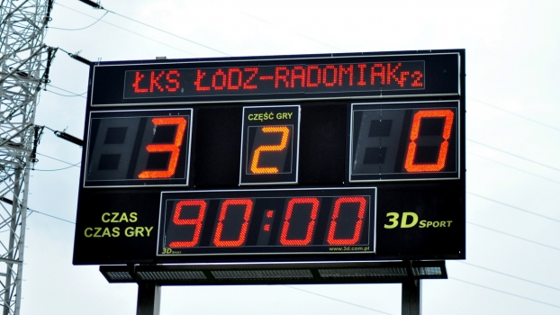 ŁKS Łódź - Radomiak Radom 3:0 (0:0)