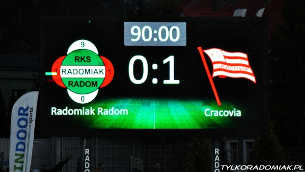 Skrót meczu Radomiak - Cracovia