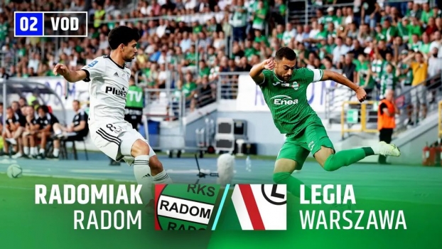 Skrót meczu Radomiak - Legia