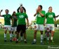 Awans Radomiaka do II ligi - świętowanie na stadionie