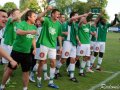 Awans Radomiaka do II ligi - świętowanie na stadionie