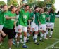 Awans Radomiaka do II ligi - świętowanie na stadionie