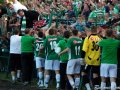 Awans Radomiaka do II ligi - świętowanie na stadionie