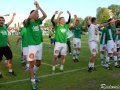 Awans Radomiaka do II ligi - świętowanie na stadionie