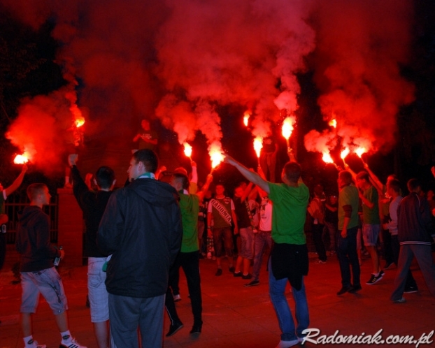 Awans Radomiaka do II ligi - feta nad zalewem