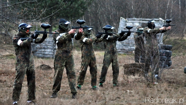 Paintball na zakończenie rundy jesiennej sezonu 2014/2015