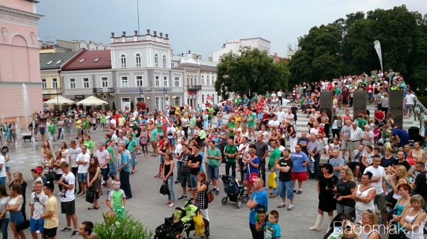 Prezentacja Radomiaka na fontannach przed sezonem 2014/2015