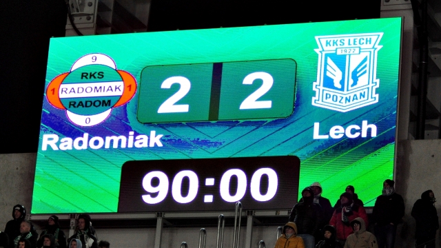 Statystyki przed meczem z Lechem Poznań