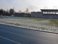 Stadion przy Narutowicza po południu