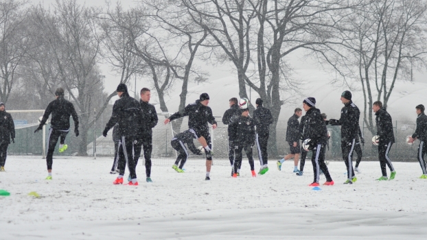 Śnieżny trening Radomiaka [FOTO]