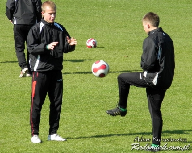 Trening przed meczem z Concordią