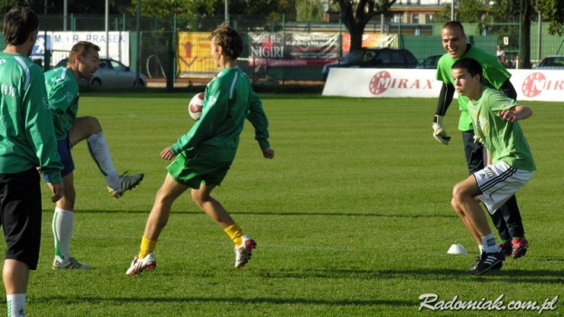 Trening przed meczem z Legionovią