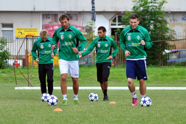 Pierwszy trening Radomiaka - letnie przygotowania 2013/2014