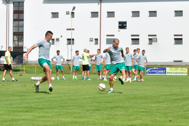 Środowy trening na obozie w obiektywie