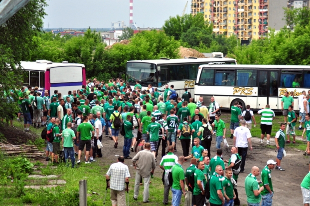 Wyjazd kibiców Radomiaka na mecz z Motorem Lublin