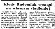 Radomiak podejmował Górnika w Wierzbicy