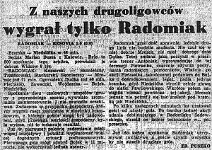 Droga Radomiaka do piłkarskiej elity - cz. 1