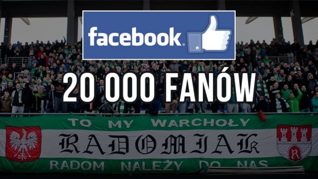 20 000 fanów Radomiaka na facebooku!