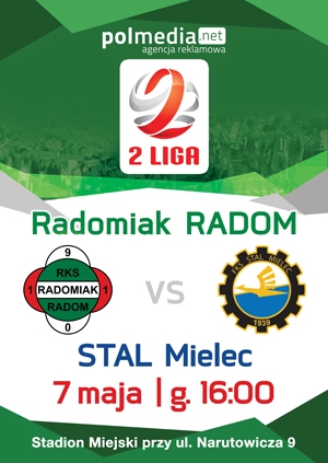 Mecz Radomiak - Stal Mielec o godzinie 16:00