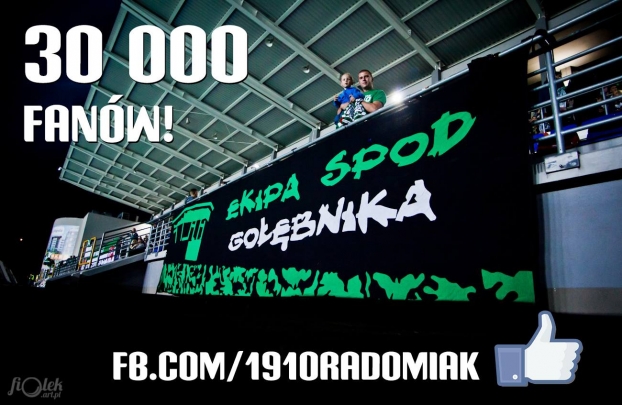 30 000 fanów Radomiaka na facebooku!