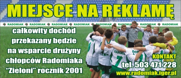 Zieloni 2001 szukają sponsorów - chcą zakupić sprzęt sportowy